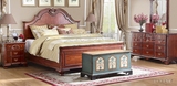 豪华高档全实木床1.8米橡木床储物高箱床1.5m双人床1.2米中式婚床