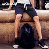 WOODSOON2016夏季新款休闲短裤男士修身五分裤卫裤潮流中裤运动裤