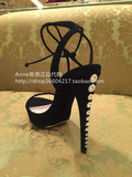 香港专柜代购 MiuMiu15新款 两色 12.5公分 高跟女鞋 晚宴必备