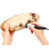 台湾原产 烙画工具 烙画笔 机 葫芦皮革木头烙印烙字 恒温电烙铁