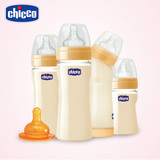 意大利进口chicco智高新生儿婴儿宝宝奶瓶宽口径配硅胶橡胶防胀气