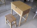实木木制学生课桌椅  中小学生课桌椅特价批发