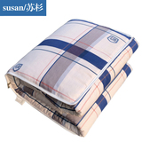 全棉抱枕被子两用大号纯棉沙发靠垫被办公室午睡被盖毯加厚空调被