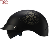 正品TORC摩托车哈雷车头盔哈雷头盔半盔 夏盔瓢盔 头盔夏季半盔