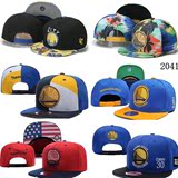 NBA帽子金州勇士队帽子总冠军帽库里帽子棒球帽平沿帽嘻哈帽男女