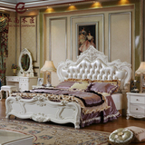 欧式床卧室高箱床皮床法式双人床田园大床奢华婚床1.8米公主床