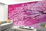 定制3d立体大型壁画客厅电视背景墙中式梅花艺术壁纸无纺布墙纸