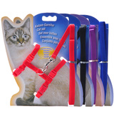 包邮猫咪专用牵引绳拴猫绳溜猫绳子 宠物胸背带成猫 猫链子牵引带