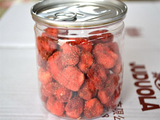 3罐包邮 草莓冻干罐装120g 易拉罐装 水果干冻干整颗草莓 草莓脆