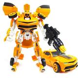擎天之柱威震惊破天汽车霸天虎机器人男孩变形玩具 酷变金刚黄蜂
