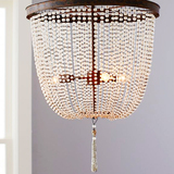 北欧工程现代美式复古水晶吸顶灯卧室客厅灯现代复古风格吊灯具饰
