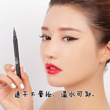 韩国代购正品3CE眼线液笔毛刷好造型温水可卸妆速干不晕染眼线笔
