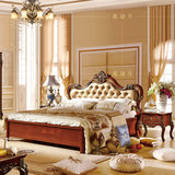 法式婚庆家具实木床1.5米家居板式床气压家具高箱床宜家家具8808