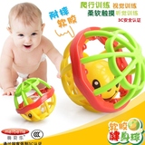 新生婴儿玩具 0-1岁婴幼儿手抓球3-6-12个月宝宝早教手摇铃软球