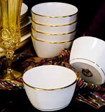 景德镇手绘陶瓷器欧式高档骨瓷餐具套装饭碗70头碗盘子碟结婚礼品