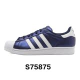 Adidas阿迪达斯男鞋2016新款男子三叶草贝壳头休闲运动板鞋S75875