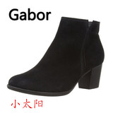 专柜正品代购 德国Gabor嘉宝女鞋 短靴马丁靴绒里中跟女靴 91.672