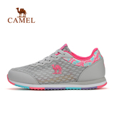 【2016新品】CAMEL骆驼女鞋 拼色跑鞋 透气舒适运动女鞋跑步鞋