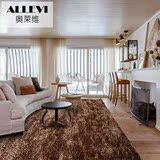 优质品牌美式客厅卧室地毯长方形满铺沙发茶几垫纯色现代简约地毯