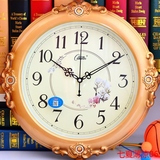 康巴丝创意石英钟现代客厅钟表欧式挂钟艺术挂表个性创意时钟壁钟