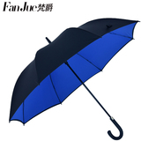 梵爵双层自动雨伞 长柄伞 户外大雨伞 弯柄伞自动遮阳伞晴雨两用
