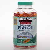 美国Kirkland Signature柯可兰阿拉斯加野生深海鱼油1400mg230粒
