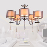 简约欧式创意现代客厅水晶吊灯餐厅卧室顶灯饰中式LED灯具