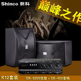 Shinco/新科 K12 KTV音响套装 卡拉OK音箱 家庭ktv音响设备全套
