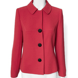 艾碧素EPISODE专柜正品2990羊毛纯红色长袖短外套女装104201