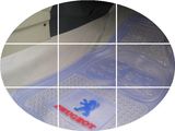 东风标致206 207 307 408标志环保PVC透明塑料防水汽车脚垫