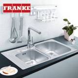 瑞士弗兰卡Franke意大利进口双槽 精密细压纹水槽大双槽 专柜正品