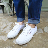 特！韩国直送2015秋冬专柜白色帆布鞋SUPERGA品牌 自留款