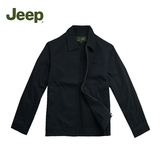 Jeep吉普专柜正品男装 新春季薄款单夹克JS10WJ001 棉翻领外套