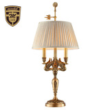 古典美式铜台灯 客厅高档纯铜台灯 古典欧式全铜台灯 简美铜桌灯