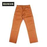 2014新品BRONSON阿美咔叽帆布工装裤RRL男士修身直筒工装长裤咔叽