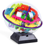 爱可优魔幻智力球3D立体迷宫球100/299关儿童益智轨道闯关玩具