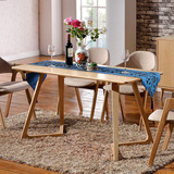 北欧实木餐桌原木日式吃饭桌小户型白蜡木餐桌椅组合简约宜家餐台