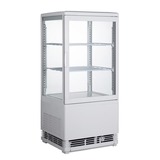 MT-58四面透明玻璃冷藏展示柜单门立式冷藏柜桌面冷柜