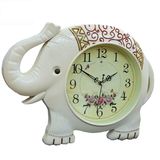 北极星14英寸静音小象时尚卡通石英钟儿童房卧室客厅挂钟钟表