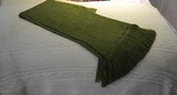 现代宜家绿色搭毯搭巾 软装样版房沙发/床品搭配