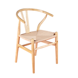 实木Y椅进口榉木纸绳椅欧式水曲柳Y椅椅白蜡木纸绳休闲椅餐桌椅