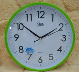 康巴丝五彩时尚创意客厅钟表挂钟静音简约时钟 绿色 红色 白色 蓝