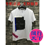 【专柜正品】GXG男装2016夏新款白色修身休闲圆领短袖T恤62144021