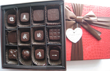 高档礼盒装可刻字创意diy进口瑞士手工黑巧克力情人节礼盒