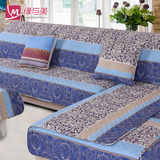 夏季沙发垫123布艺全棉全包沙发套双面全包盖客厅沙发巾美式乡村