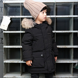 康衣儿童装男童羽绒服中长款男大童羽绒服韩版男学生冬季外套1580