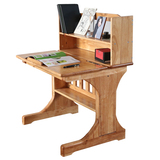 博易机遇儿童写字学生书桌可升降 学习桌 椅套装纯实木橡胶木