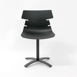 特价 黑白创意设计款休闲靠背椅 酒店LOFT北欧风餐椅办公椅电脑椅