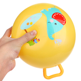费雪fisher price10寸摇摇球玩具球充气软皮球拍拍球宝宝儿童3岁