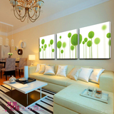 现代客厅壁画卧室挂画清晰绿色花球 蒲公英 小清新无框画装饰画